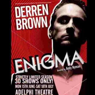 Derren Brown: Enigma (2011) Starring Derren Brown on DVD