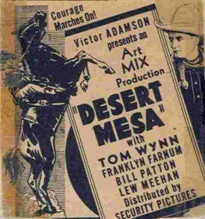 Desert Mesa (1935) Starring Wally West on DVD - Image 2