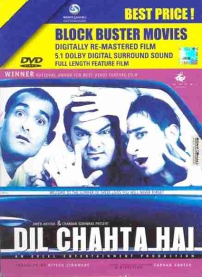 Dil Chahta Hai (2001) with English Subtitles on DVD - Image 3