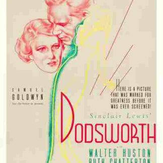 Dodsworth (1936) Starring Walter Huston on DVD
