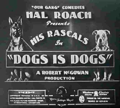 Dogs Is Dogs (1931) Starring Hal Roach's Rascals on DVD - Image 4