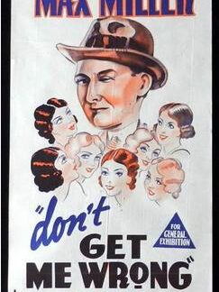 Don't Get Me Wrong (1937) DVD