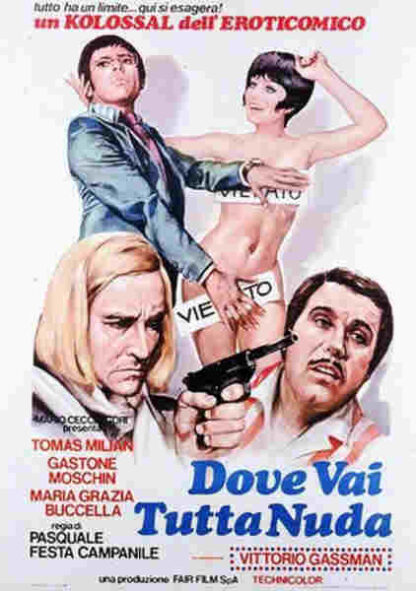 Dove vai tutta nuda? (1969) with English Subtitles on DVD