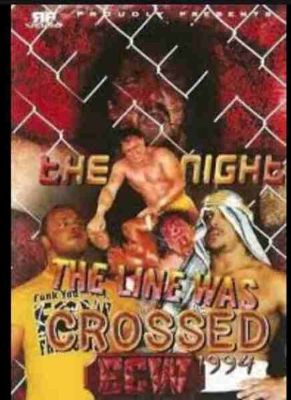 ECW the Night the Line Was Crossed (1994) Starring Mike Alfonso on DVD - Image 2