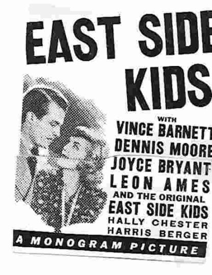 East Side Kids (1940) Starring Leon Ames on DVD - Image 3