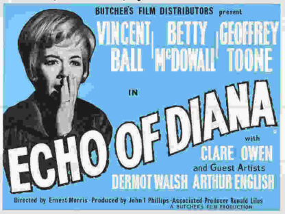 Echo of Diana (1963) Starring Vincent Ball on DVD