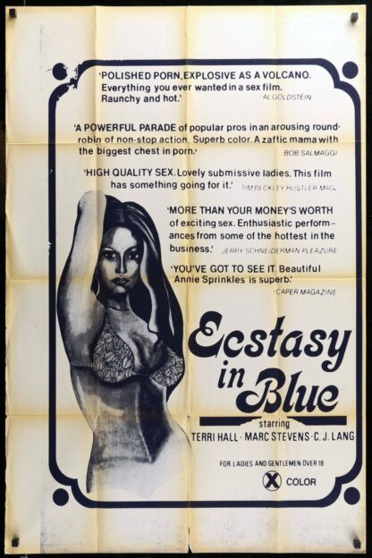 Ecstasy in Blue (1976) DVD