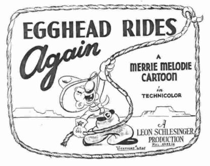 Egghead Rides Again (1937) Starring Mel Blanc on DVD - Image 3