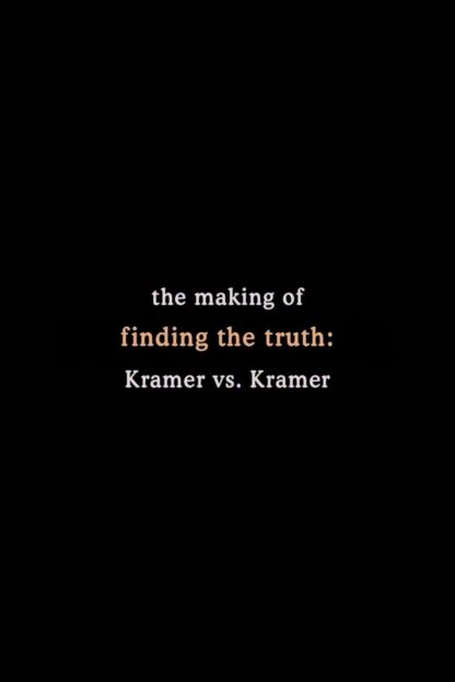 Finding the Truth: The Making of 'Kramer vs. Kramer' (2001) DVD