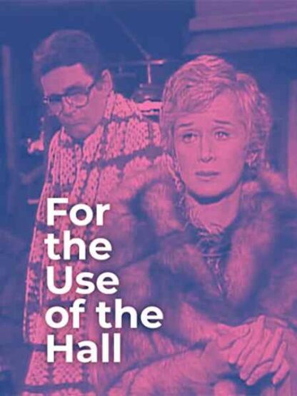 For the Use of the Hall (1975) Starring Susan Anspach on DVD