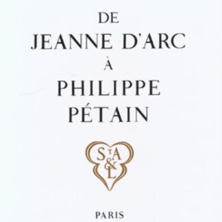 From Joan of Arc to Philippe Pétain (1944) with English Subtitles on DVD