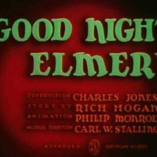 Good Night Elmer (1940) Starring Mel Blanc on DVD