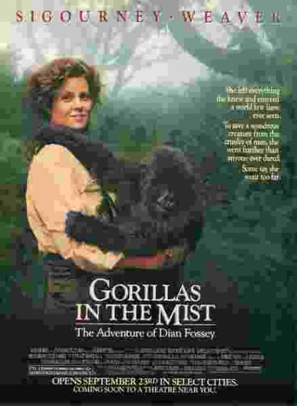 Gorillas in the Mist (1988) Starring Sigourney Weaver on DVD