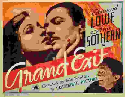 Grand Exit (1935) Starring Edmund Lowe on DVD