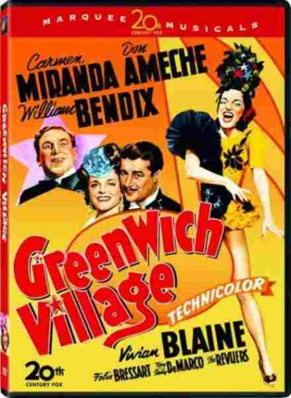 Greenwich Village (1944) Starring Carmen Miranda on DVD