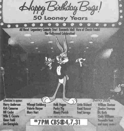 Happy Birthday, Bugs!: 50 Looney Years (1990) Starring Harry Anderson on DVD - Image 3