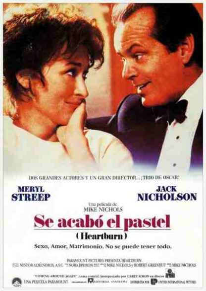 Heartburn (1986) Starring Meryl Streep on DVD - Image 3