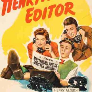 Henry Aldrich, Editor (1942) Starring Jimmy Lydon on DVD