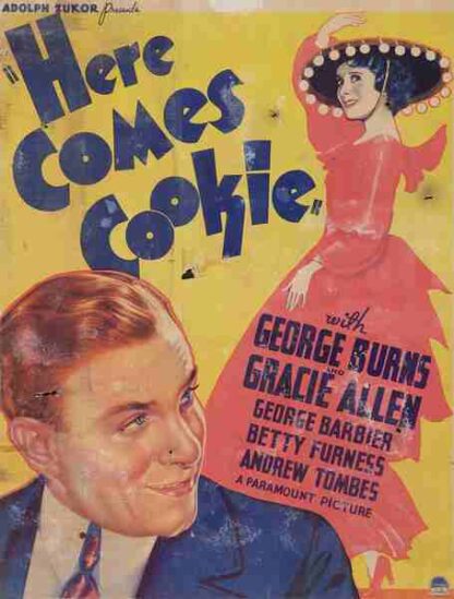 Here Comes Cookie (1935) Starring George Burns on DVD