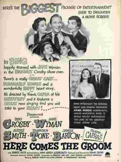 Here Comes the Groom (1951) Starring Bing Crosby on DVD - Image 4