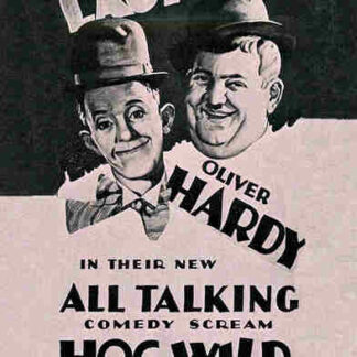 Hog Wild (1930) Starring Stan Laurel on DVD