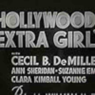 Hollywood Extra Girl (1935) Starring Cecil B. DeMille on DVD