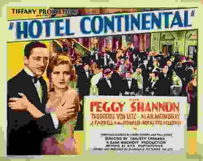 Hotel Continental (1932) Starring Peggy Shannon on DVD - Image 3