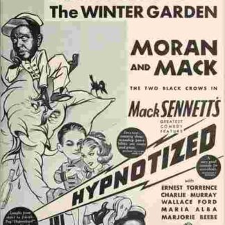 Hypnotized (1932) Starring George Moran on DVD