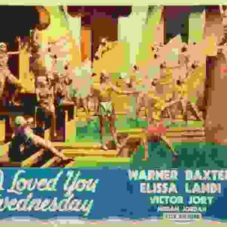 I Loved You Wednesday (1933) with English Subtitles on DVD