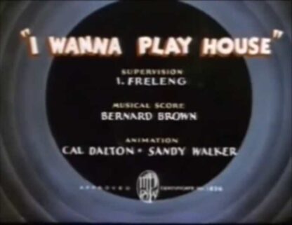 I Wanna Play House (1936) Starring Bernice Hansen on DVD