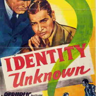 Identity Unknown (1945) Starring Richard Arlen on DVD