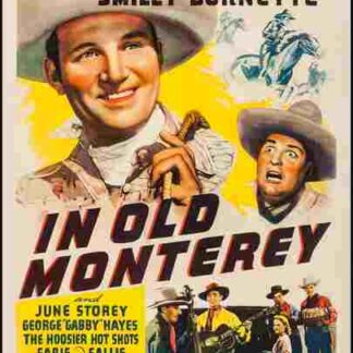 In Old Monterey (1939) Starring Gene Autry on DVD