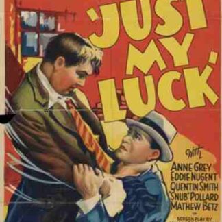 Just My Luck (1935) Starring Charles Ray on DVD