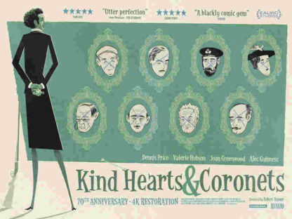 Kind Hearts and Coronets (1949) Starring Dennis Price on DVD - Image 5