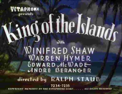 King of the Islands (1936) Starring Wini Shaw on DVD - Image 2