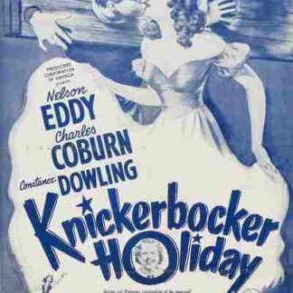 Knickerbocker Holiday (1944) Starring Nelson Eddy on DVD