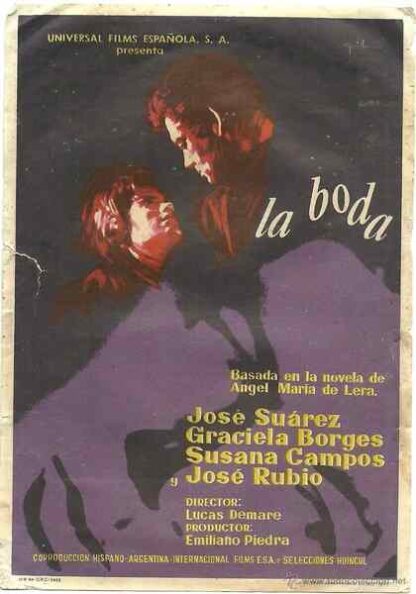 La boda (1964) with English Subtitles on DVD - Image 2