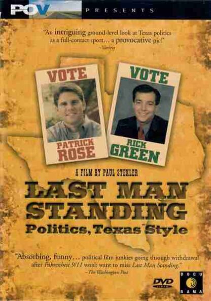 Last Man Standing: Politics Texas Style (2004) Starring Karl Rove on DVD