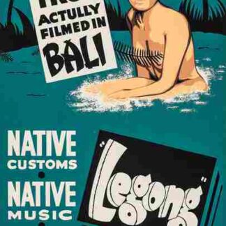 Legong: Dance of the Virgins (1935) Starring Poetoe Aloes Goesti on DVD
