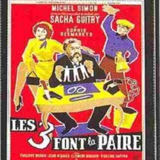 Les 3 font la paire (1957) with English Subtitles on DVD