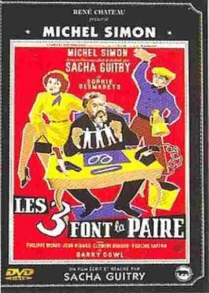 Les 3 font la paire (1957) with English Subtitles on DVD