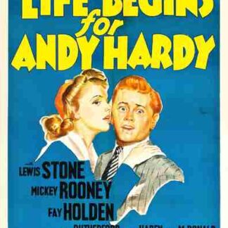 Life Begins for Andy Hardy (1941) Starring Lewis Stone on DVD