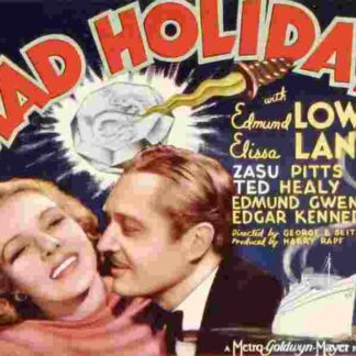 Mad Holiday (1936) Starring Edmund Lowe on DVD