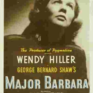 Major Barbara (1941) Starring Wendy Hiller on DVD