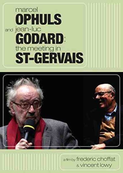 Marcel Ophuls et Jean-Luc Godard, La rencontre de St-Gervais (2011) with English Subtitles on DVD - Image 3