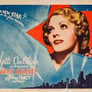 Marie Galante (1934) Starring Spencer Tracy on DVD