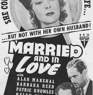 Married and in Love (1940) Starring Alan Marshal on DVD