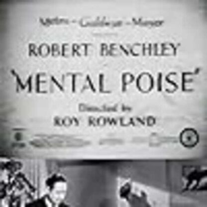 Mental Poise (1938) Starring Robert Benchley on DVD