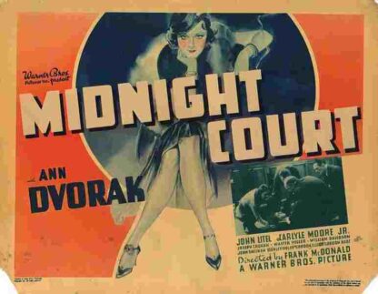 Midnight Court (1937) Starring Ann Dvorak on DVD