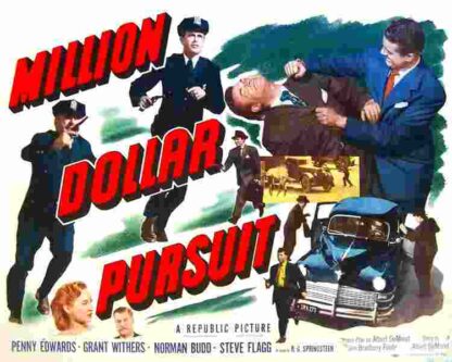 Million Dollar Pursuit (1951) Starring Penny Edwards on DVD